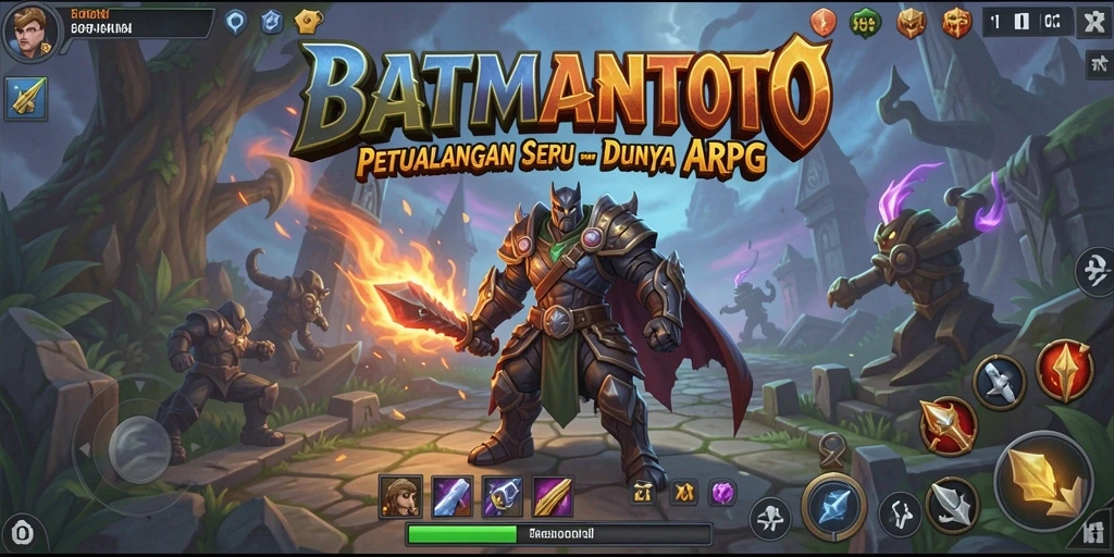 Tangkapan layar dari gameplay BATMANTOTO yang penuh aksi.
