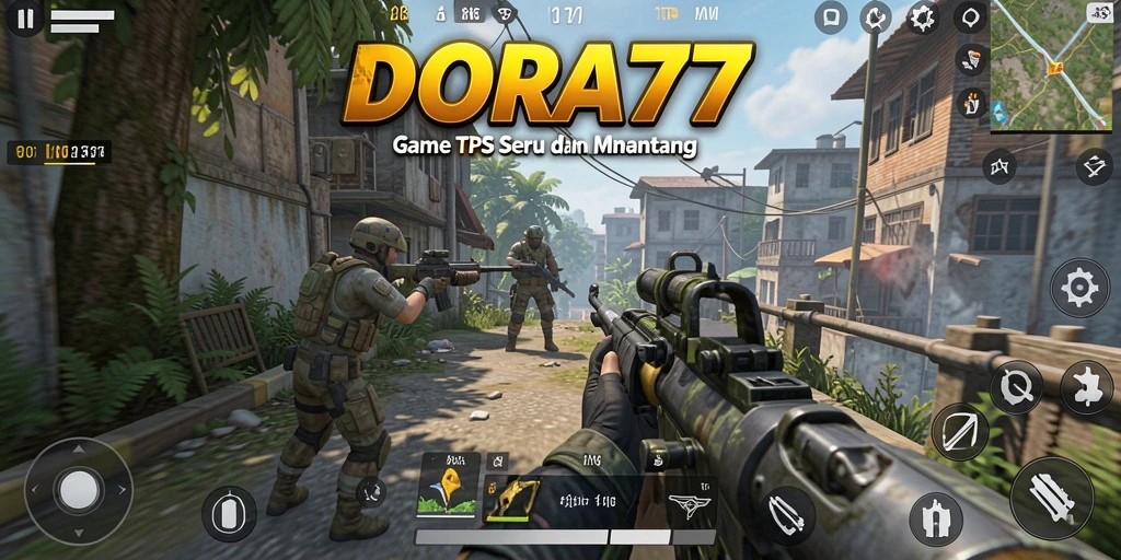 Gameplay seru DORA77 dengan aksi tembak menembak yang mendebarkan.