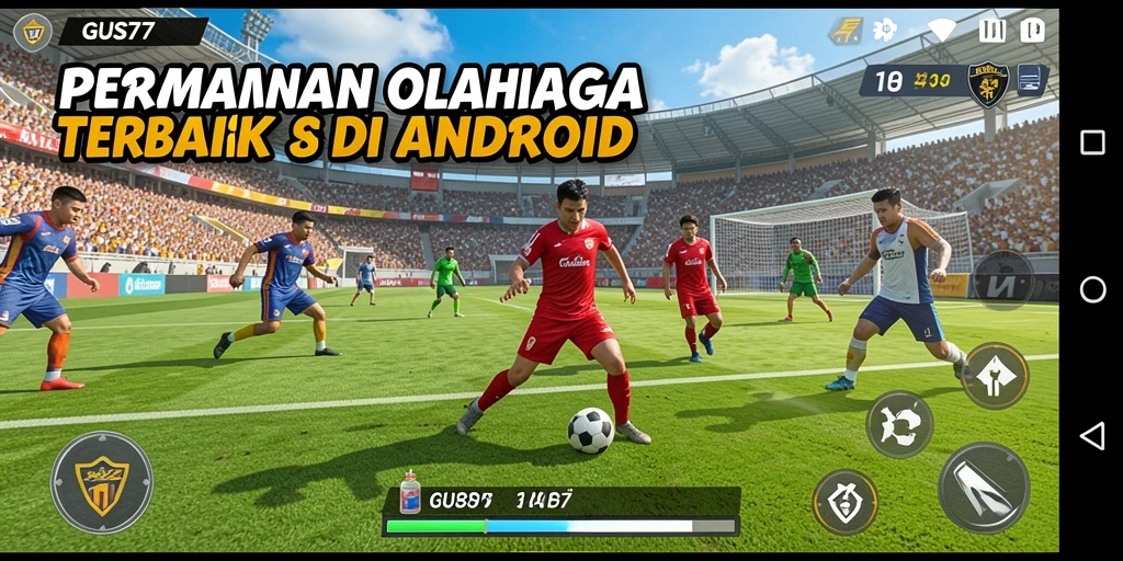 Tangkapan layar utama GUS77 menampilkan gameplay seru dan kompetitif.