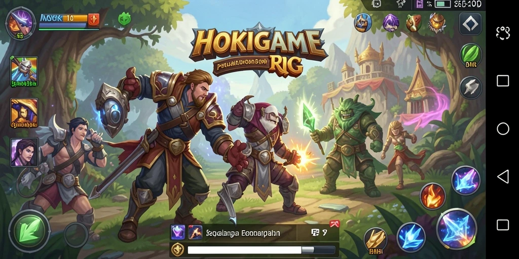 Tampilan gameplay HOKIGAME yang menegangkan dan mendebarkan.