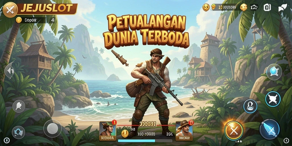 Tampilan gameplay menakjubkan dalam dunia Open World JEJUSLOT.