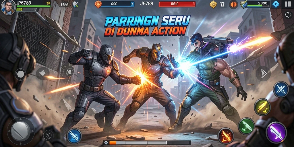 Tampilan seru dari gameplay JP6789 yang penuh aksi.