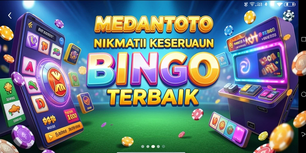 Gameplay seru MEDANTOTO dengan kartu bingo siap dimainkan.