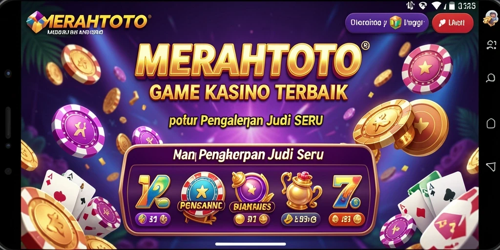 Screenshot gameplay <strong>MERAHTOTO</strong> menampilkan suasana Kasino yang menawan.