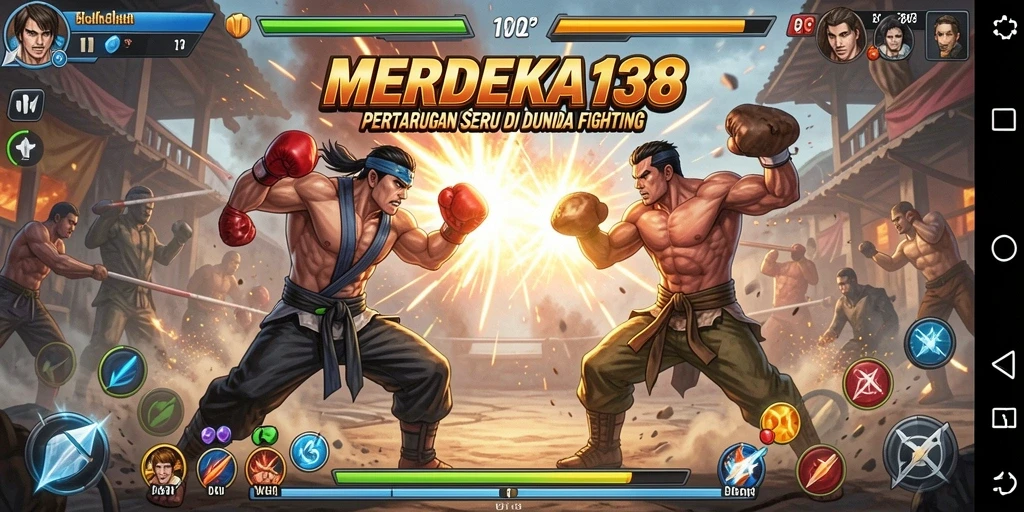 Gameplay seru dengan pertarungan karakter yang dinamis.
