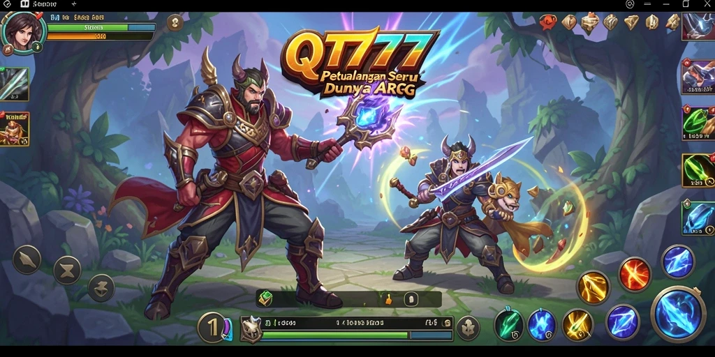 Tampilan gameplay QT777 yang menegangkan dan memukau dalam dunia ARPG.