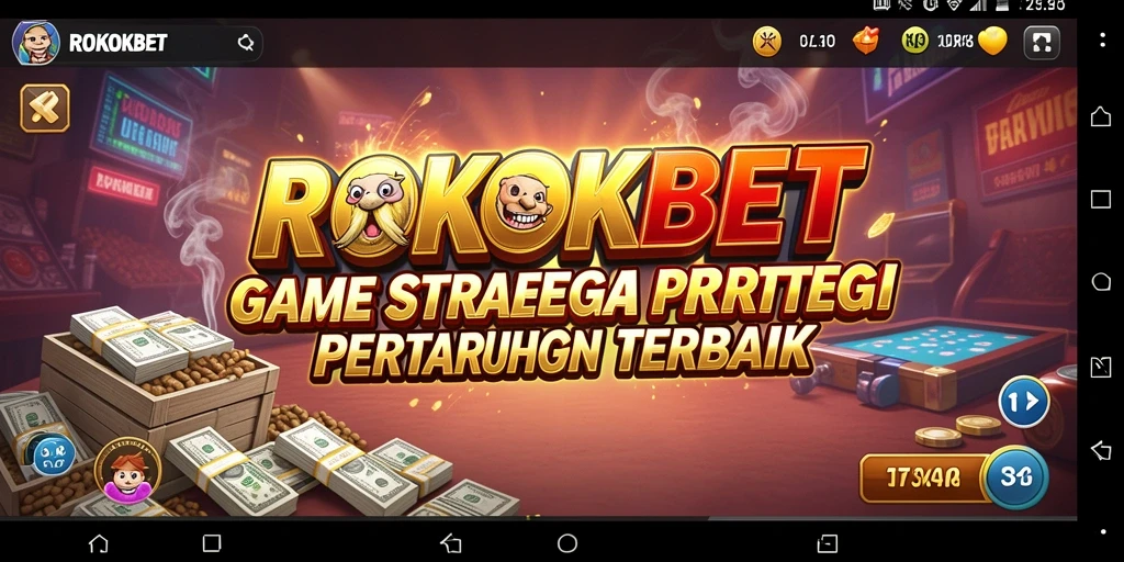 Tampilan gameplay ROKOKBET yang seru dan mendebarkan.