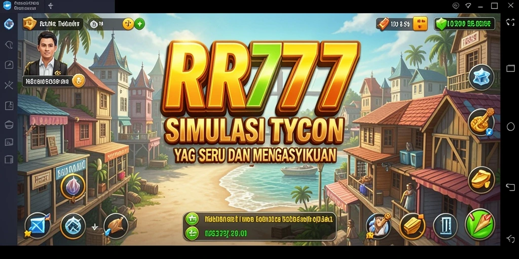 Tampilan menarik dari gameplay RR777 yang penuh strategi Tycoon.