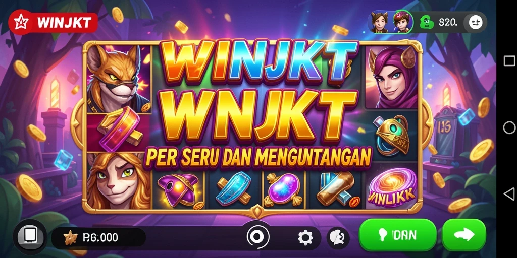 Tangkapan layar menampilkan gameplay seru dari permainan slot WINJKT.